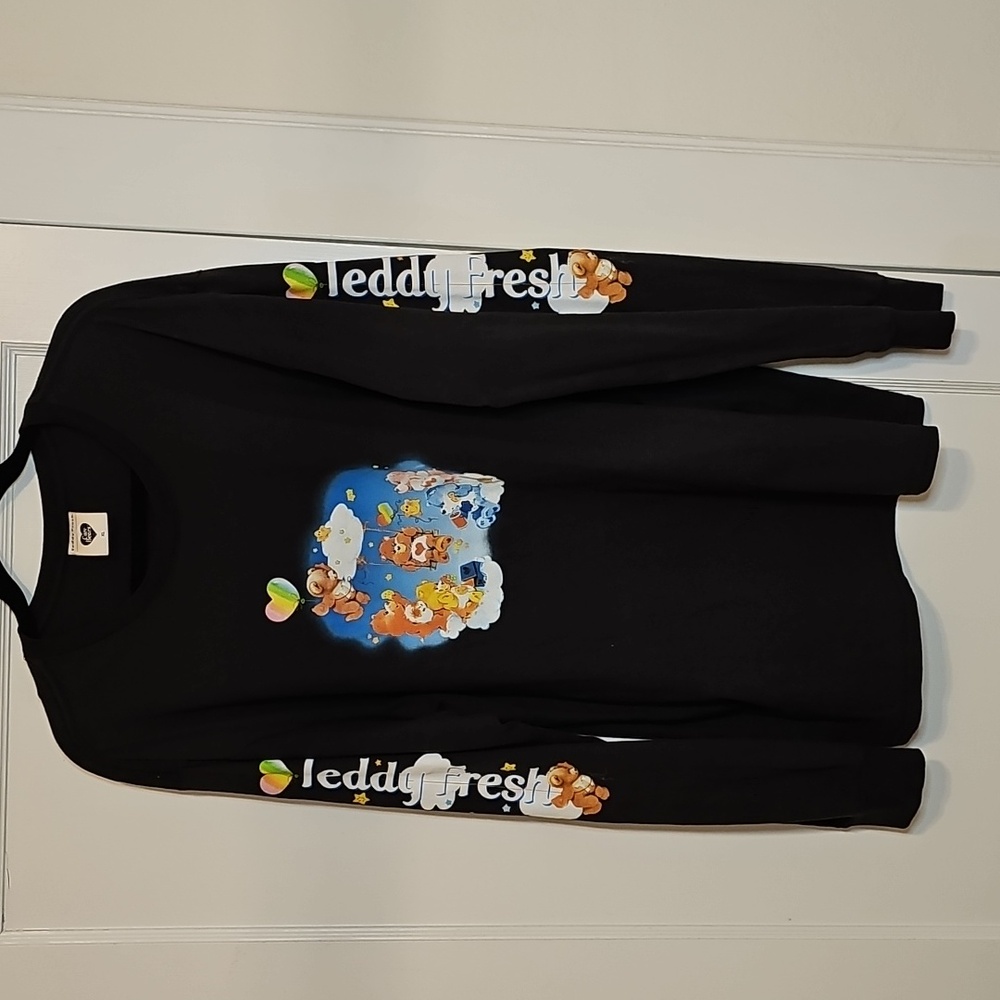 Teddy Fresh x Care Bears Long Sleeve Tee XL Black Unisex